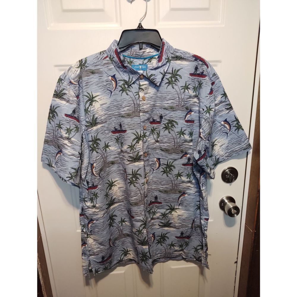 Hawaiian Style Casual Shirt by David‎ Taylor Men's Size XL